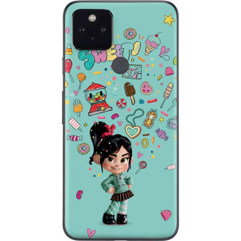 Disney Wreck-it Ralph Vanellope Sugar Icons Google Pixel 4a 5G Skin